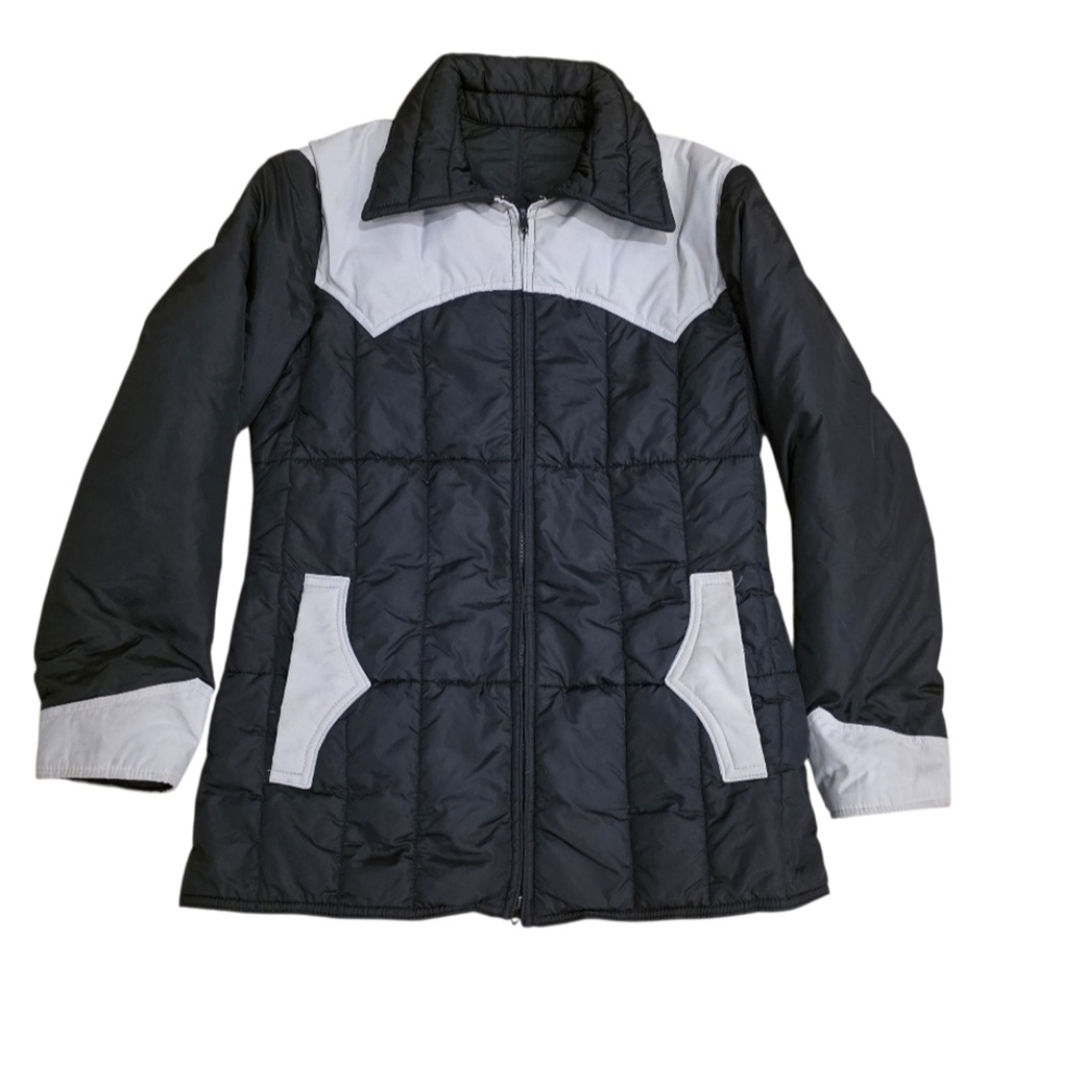 Comfy USA Black and Gray Puffer Jacket